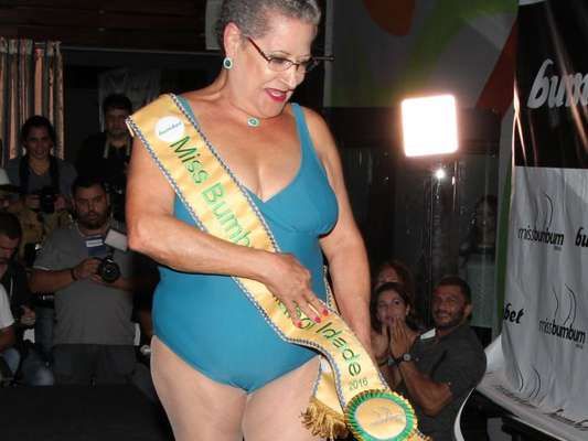 Ex-BBB Dona Geralda vence Miss Bumbum Melhor Idade