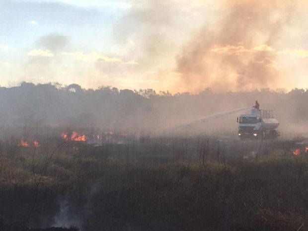 Incndio causado por fuga de presos em Campo Novo  apagado