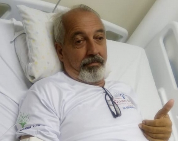 Emanuel construiu um hospital de rico para os pobres, diz presidente do Aras aps 20 dias internado no HMC