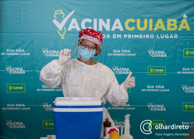 Cuiab amplia vacinao e inicia agendamento online;  Veja quem pode ser imunizado
