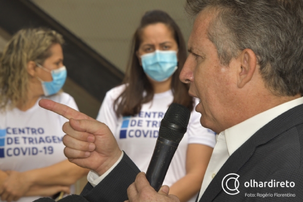 Mauro comemora queda em nmeros da pandemia 30 dias aps abertura do Centro de Triagem
