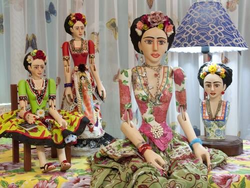 Em objetos, mveis e revestimentos, Frida Kahlo  inspirao para colorir a casa
