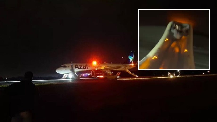 Vídeo mostra desespero de passageiros dentro de aeronave da Azul  em evacuação após pane na decolagem