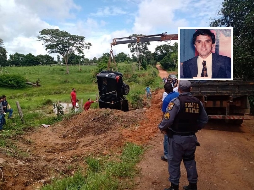 Pioneiro em Mato Grosso morre ao despencar de caminhonete em barranco
