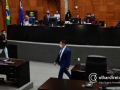 O agora ex-presidente da AL, Eduardo Botelho, caminha pelo plenrio durante sesso