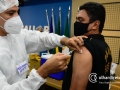 Policial federal Paulo Gomes  vacinado