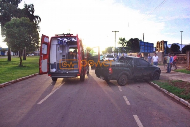 Homem  atropelado pelo prprio carro ao abrir porto em Mato Grosso