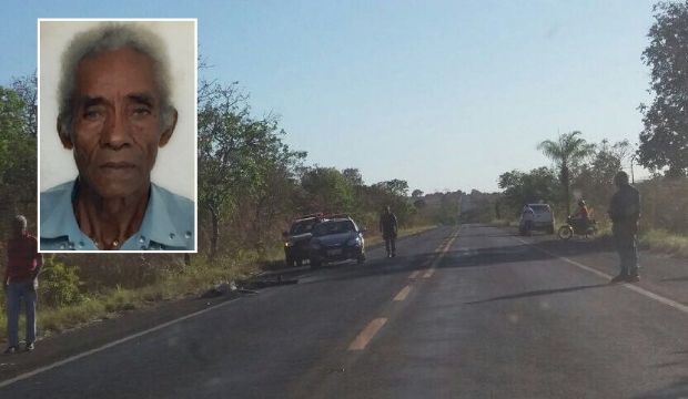 Idoso de 82 anos morre atropelado em rodovia por motorista que foge sem prestar socorro
