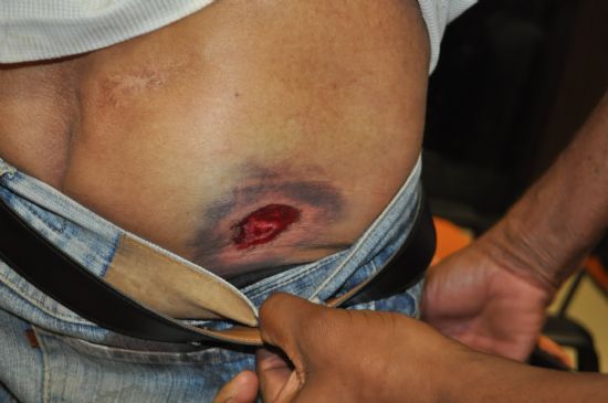 Vdeo mostra incio da ao policial que feriu crianas e idosos em Cuiab