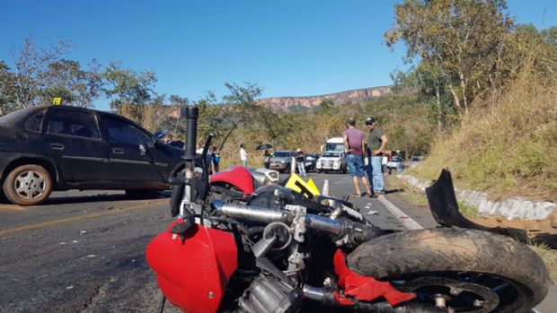 Ciopaer resgata vtima de acidente em estrada para a Chapada;  veja fotos 