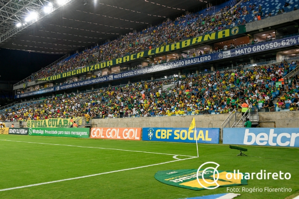 CBF tenta acordo com prefeitura para liberar 80% do pblico em jogo entre Flamengo e Atltico-MG na Arena Pantanal