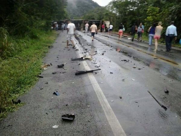 Vtimas de acidente so identificadas e PRF descarta morte de criana na serra do Mangaval