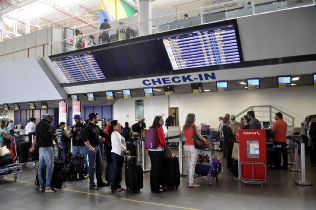 Mau tempo provoca atrasos em trs voos no aeroporto de Cuiab e impede pouso em Sinop