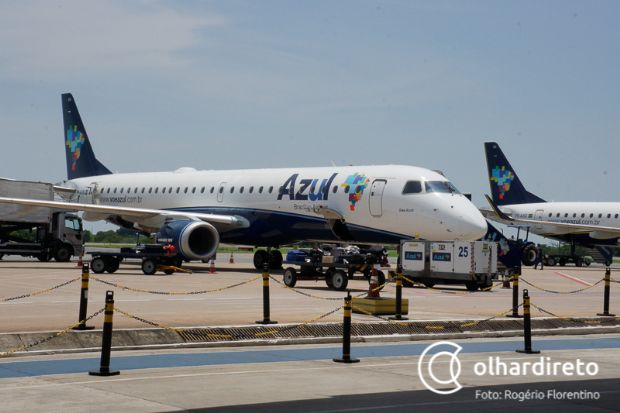 Azul aumenta oferta de assentos entre Cuiab e Sorriso com nova aeronave