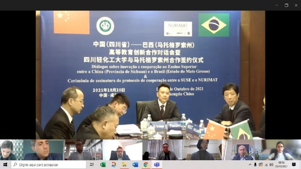 Mato Grosso firma colaborao com universidade da China para realizao de intercmbios e pesquisas