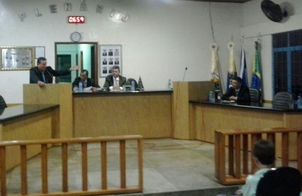 Plenrio da Cmara de Novo Horizonte do Norte: eleio teve vereador preso por ofertar suborno