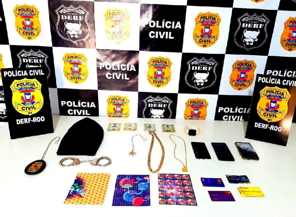 Polcia prende dois homens com 1,3 mil selos de LSD em Mato Grosso