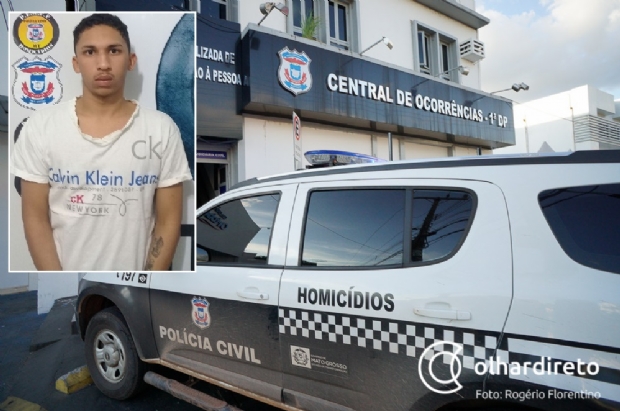 Suspeito foi preso no bairro Tijucal, em Cuiab.