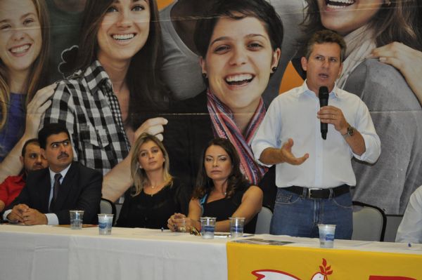 Mauro Mendes oficializa pr-candidatura e cobra apoio de Taques