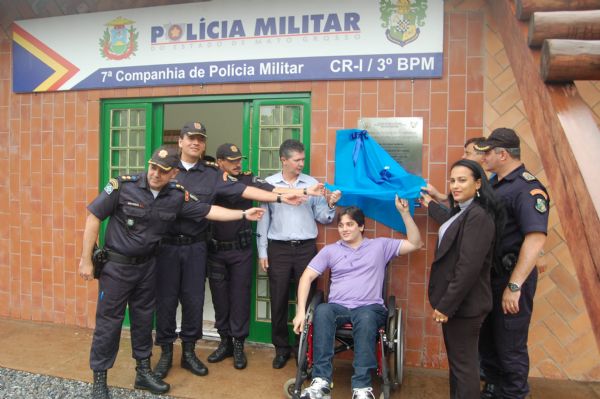 Companhia de Polcia Militar  inaugurada dentro do complexo da Lagoa Encantada no CPA