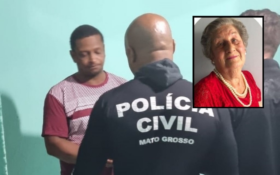  polcia, criminoso detalha a invaso da casa e como estuprou e matou idosa de 84 anos em Cuiab