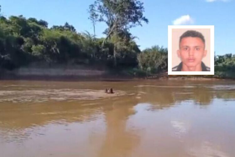 Jovem de 22 anos morre afogado enquanto tomava banho no Rio Paraguai