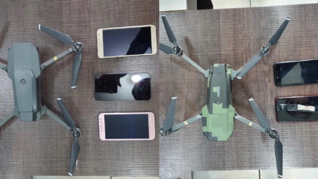 Polcia apreende drones, celulares, chips e drogas em penitenciria de MT