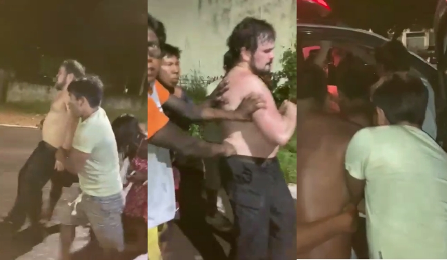 Vdeos mostram coordenador da Funai sendo agredido por indgenas que pediam sua exonerao