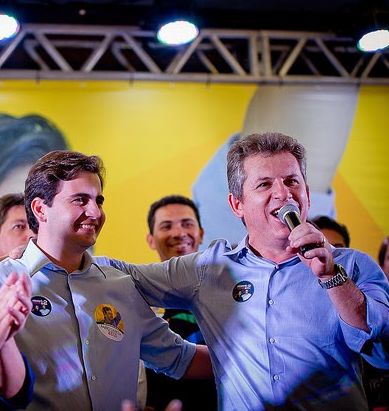 Mauro Mendes e Fabio Garcia presidiram o PSB durante a recuperao do partido em MT