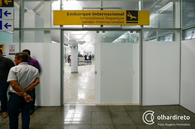 Manual reduz rea exigida pela Receita Federal e aeroporto de Cuiab fica a um passo de ter voo internacional