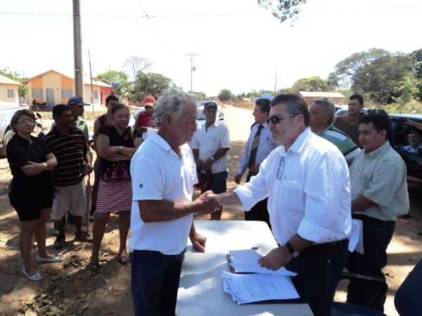 Secretrio de Estado das Cidades, Gonalo Barros, participou da solenidade de entrega das residncias