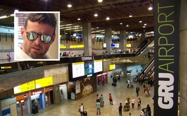 Genro de Joo Arcanjo Ribeiro  preso no Aeroporto de Guarulhos; prises cumpridas no interior