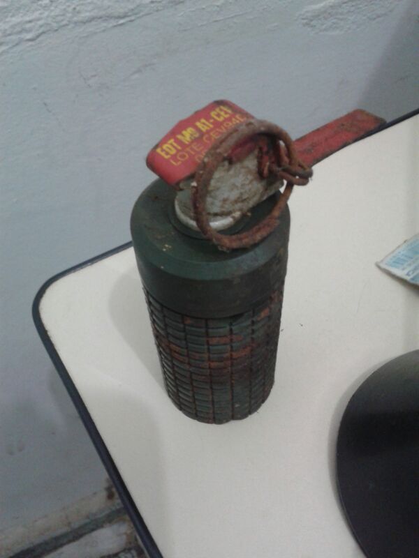 granada encontrada em lixo de MT