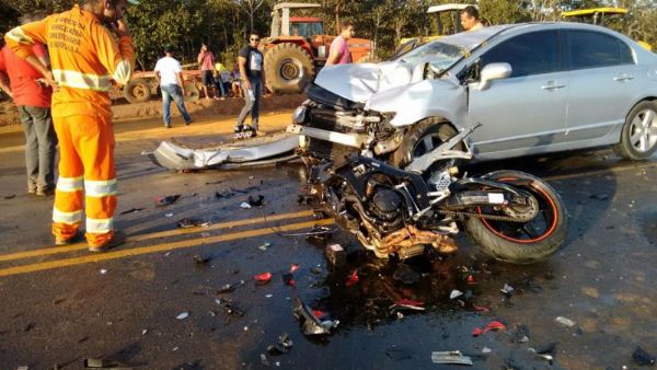 Motociclista morre em coliso frontal na MT-130; vtima era de Rondonpolis