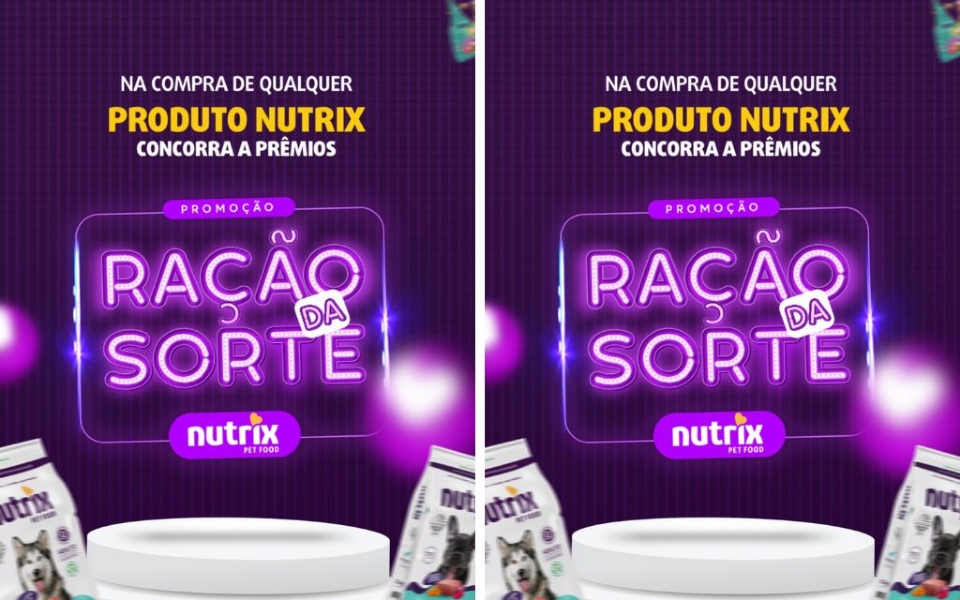 Nutrix Pet Food lana sorteio 'Rao da Sorte' com moto zero quilmetro de prmio