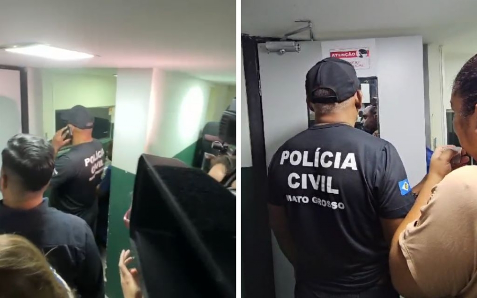 Policiais intimam Edna Sampaio durante sesso da Cmara sobre denncia feita por ela contra site