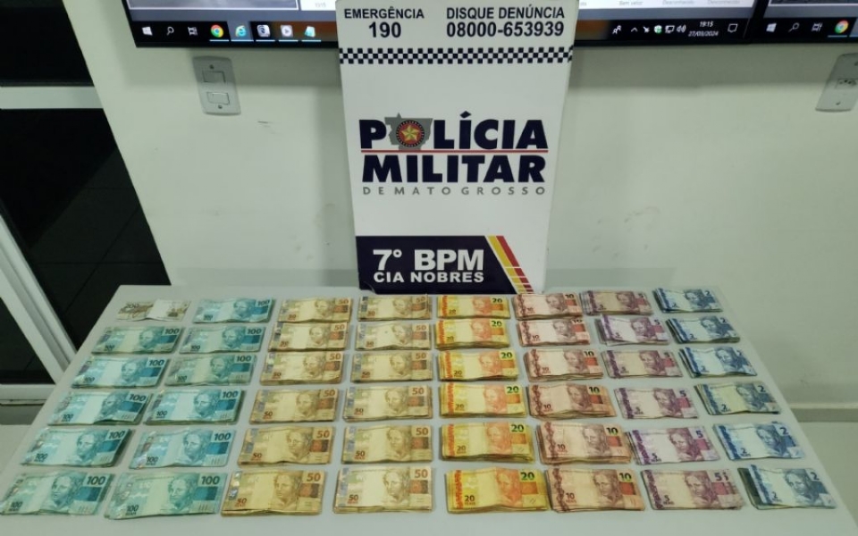 PM apreende mais de R$ 32 mil com 'soldados' do Comando Vermelho; dinheiro  proveniente de drogas