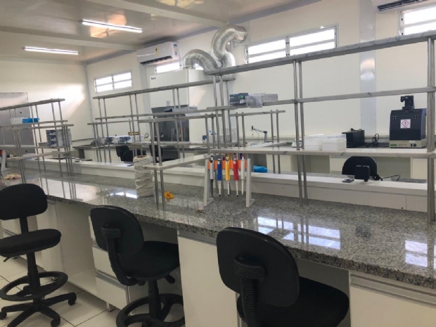 IFMT inaugura laboratrio com capacidade para 480 testes de Covid-19