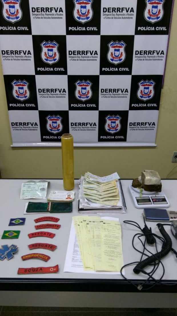 Polcia Civil prende criminoso com documentos de estelionato e drogas