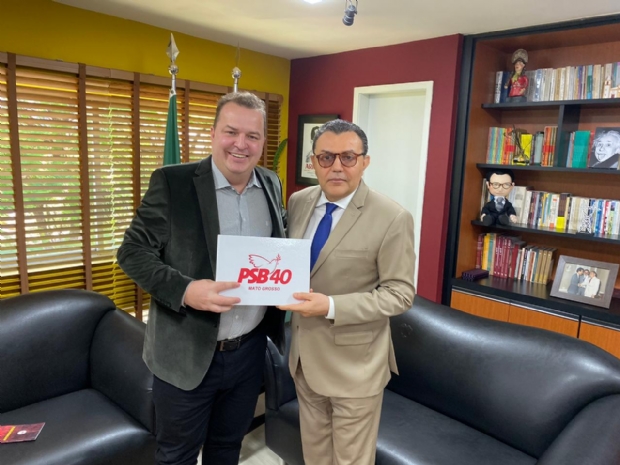 PSB realiza ato de filiao com prefeito, vice e empresrio em Mato Grosso