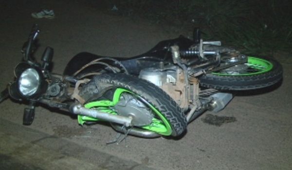 Moto foi atingida por Plio na BR-163 e motociclista morreu