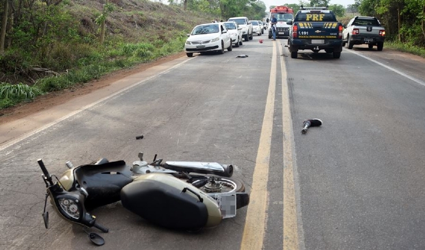 Motociclista tem corpo dilacerado ao ser atropelado em acidente na BR-364