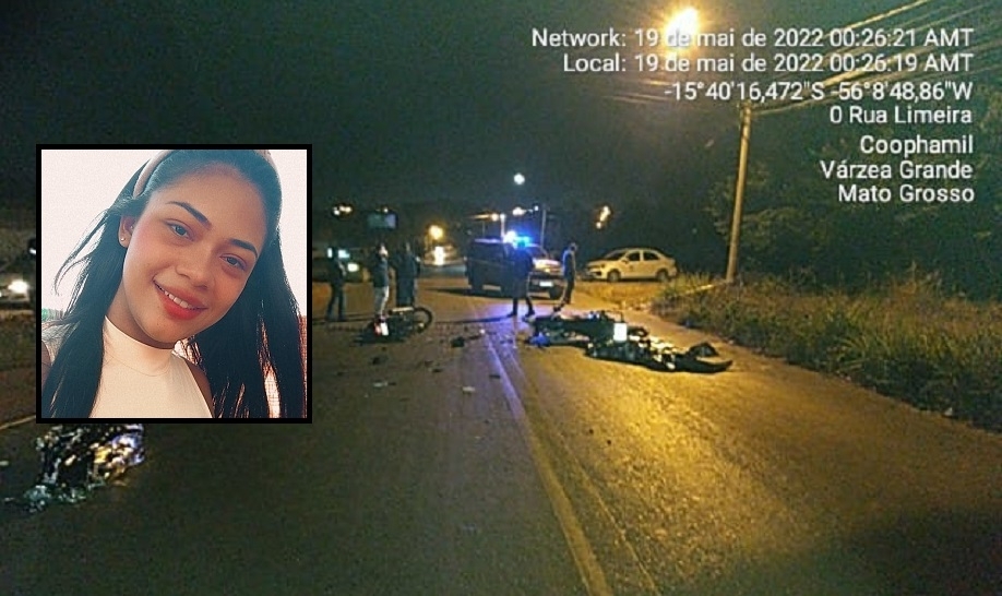Morre terceira vtima de acidente que matou motociclistas em Vrzea Grande