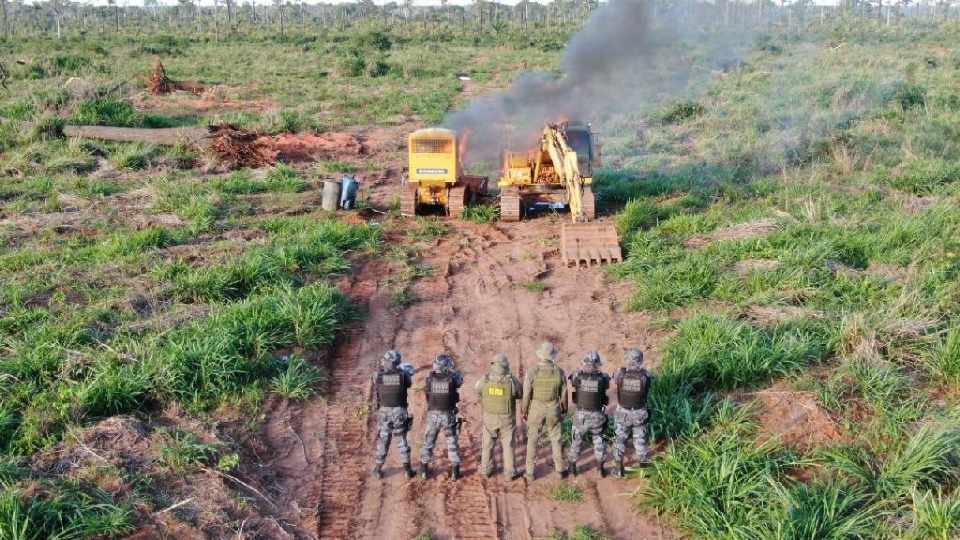 Operao identifica 1.900 hectares desmatados e aplica R$ 10 milhes em multas
