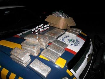 Adolescente  apreendido com 23 kg de drogas que entregaria em Cuiab