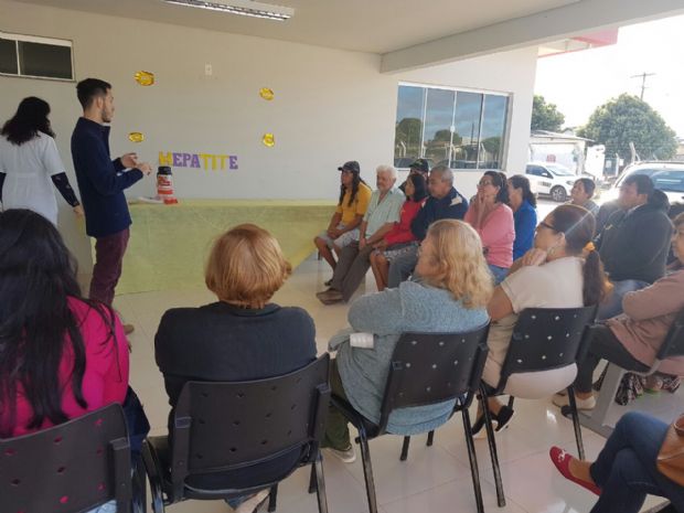 Julho Amarelo: Prefeitura de Sinop realiza palestras sobre hepatites virais