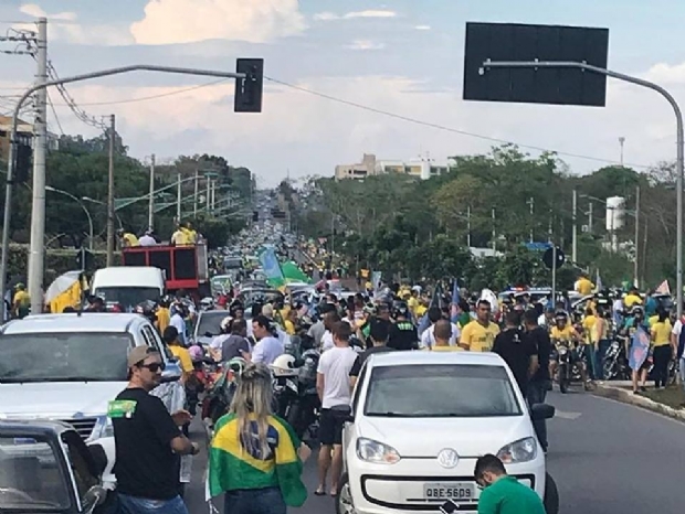 Apoiadores de Bolsonaro programam ato contra o PT para domingo em Cuiab