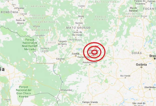 Centro de Sismologia registra tremor em cidade de Mato Grosso