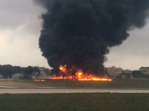 Queda de avio em aeroporto de Malta deixa franceses mortos