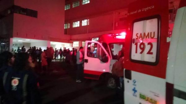Com princpio de incndio, doze pacientes foram transferidos s pressas do Santa Helena
